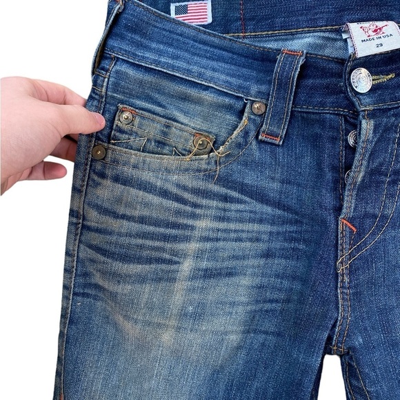 Vintage True Religion Jeans Size 29 ROCCO Blue - Picture 10 of 12